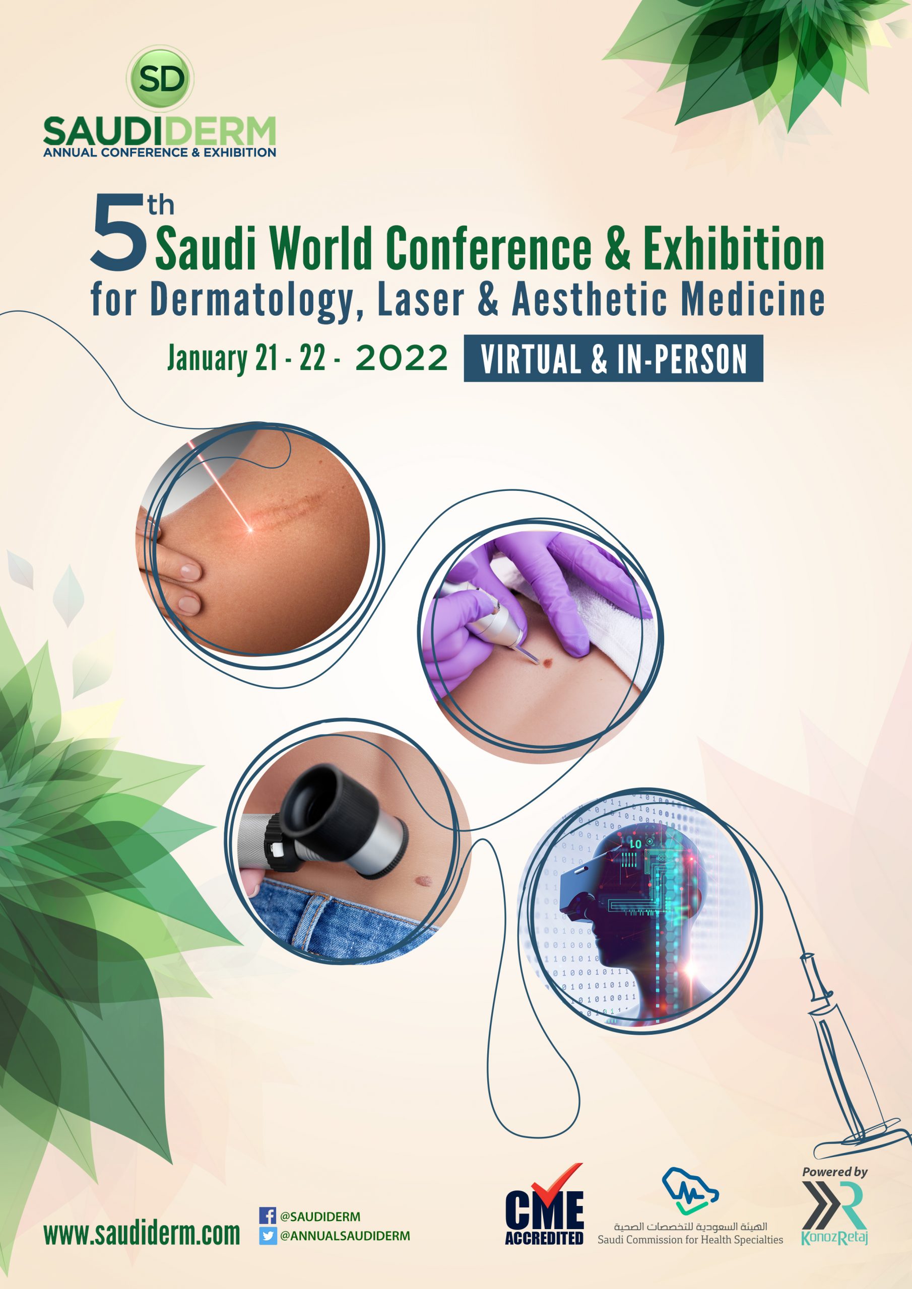 5th Annual Saudi World Conference & Exhibition for Dermatology, Laser & Aesthetic Medicine (SAUDIDERM)