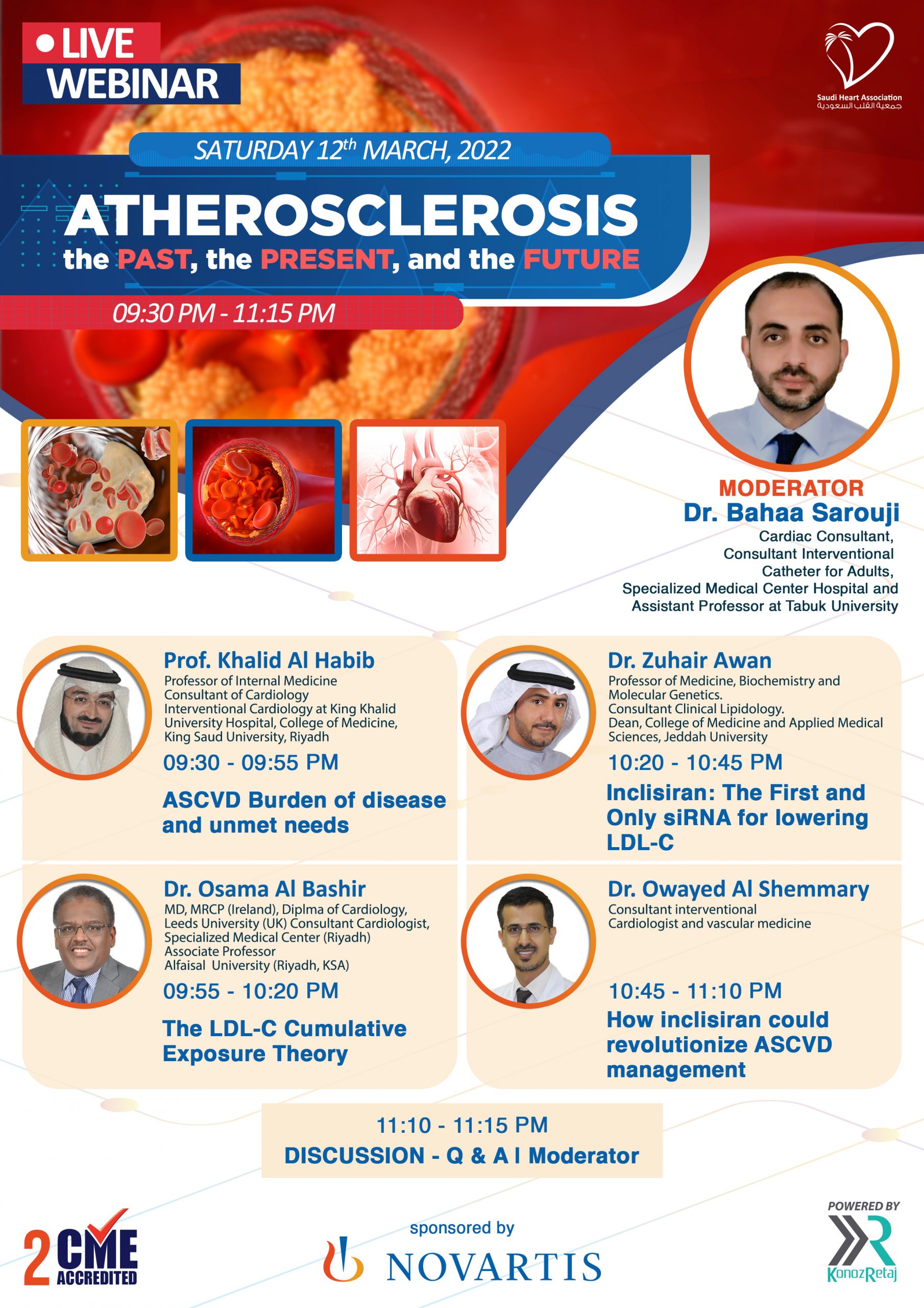 ATHEROSCLEROSIS The PAST, The PRESENT, and The FUTURE – March 12, 2022